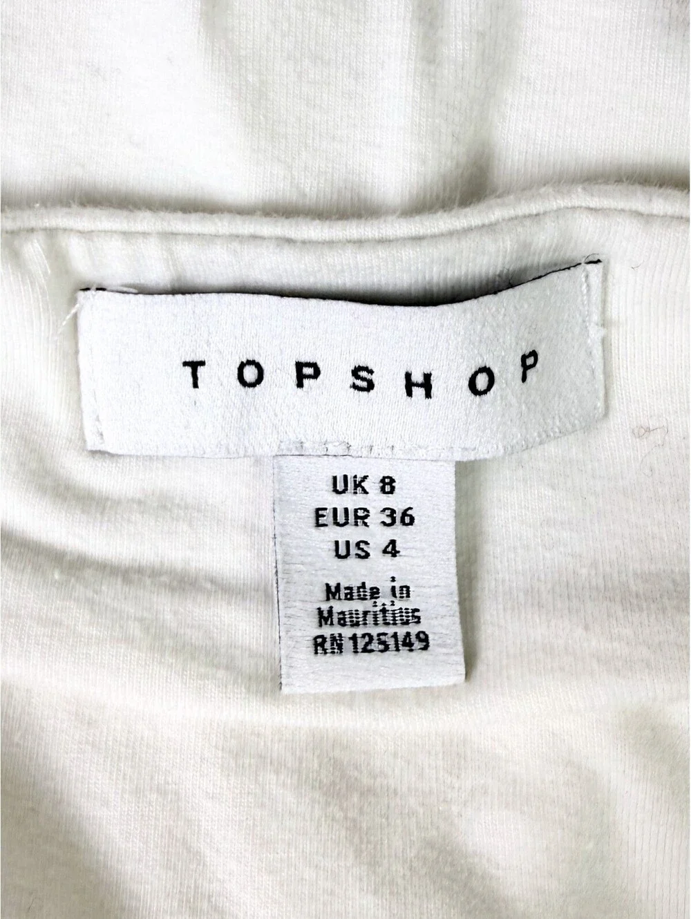 Topshop classic white